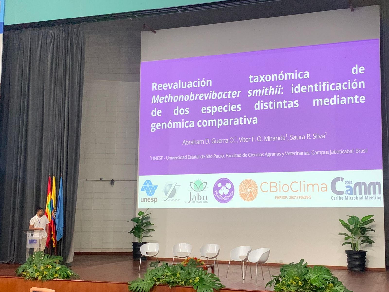 Presenting at the Caribbean Microbial Meeting 2024
